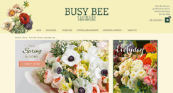 Desktop Screenshot of busybeeflowersnewton.com
